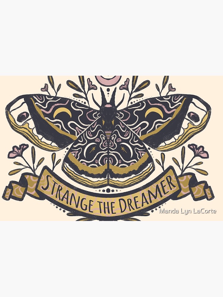 Strange the Dreamer Moth by livelonganddraw