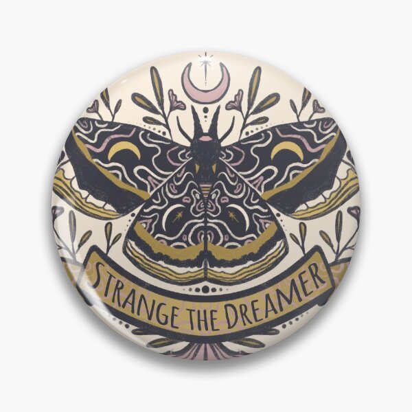 Item preview, Strange the Dreamer Moth designed and sold by Manda Lyn LaCorte.