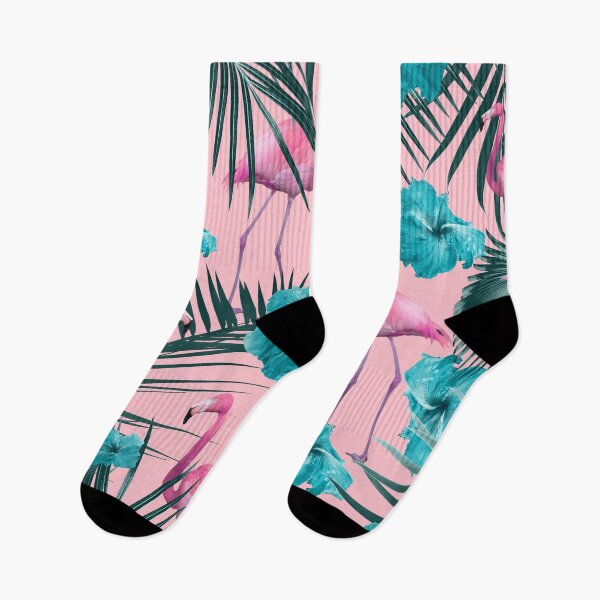Artikelvorschau, Tropischer Flamingo-Hibiskus-Muster # 1 #tropisches #dekor #art entworfen und verkauft von Anita's & Bella's Art.
