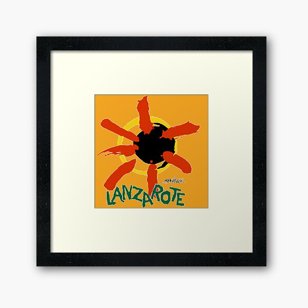 Item preview, Lanzarote Manrique Sun Volcano Symbol (Orange) designed and sold by iCimages.net.