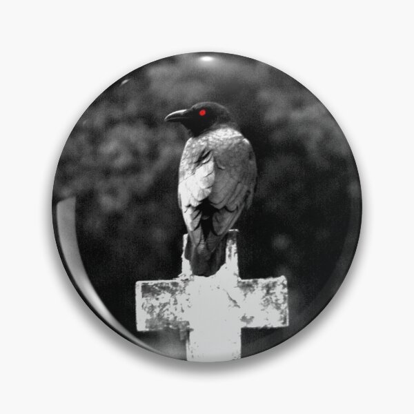 Item preview, Creepy Red Eyed Crow designed and sold by Digitaldingo.