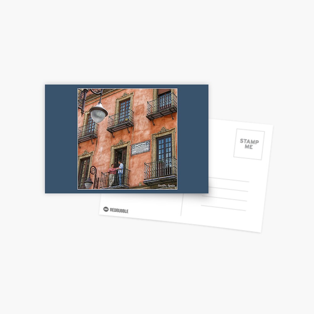 Colourful Seville Architecture Postcard