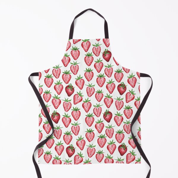 Item preview, Watercolor Strawberries on White designed and sold by Paisley Yazel.