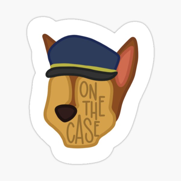 Chase Paw Patrol Sticker By Stickitydesigns Redbubble