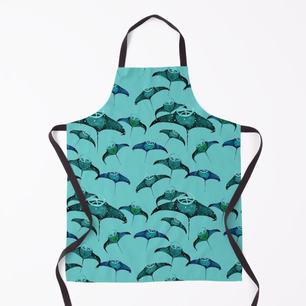 Item preview, Cosmic Manta Rays - Light Blue designed and sold by Artemixtravel.