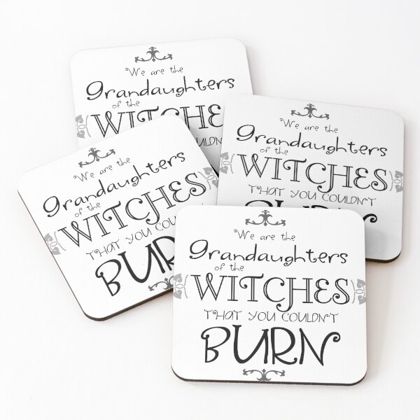Item preview, Some witches that you couldn't burn - black and white designed and sold by IschemicNeuron.