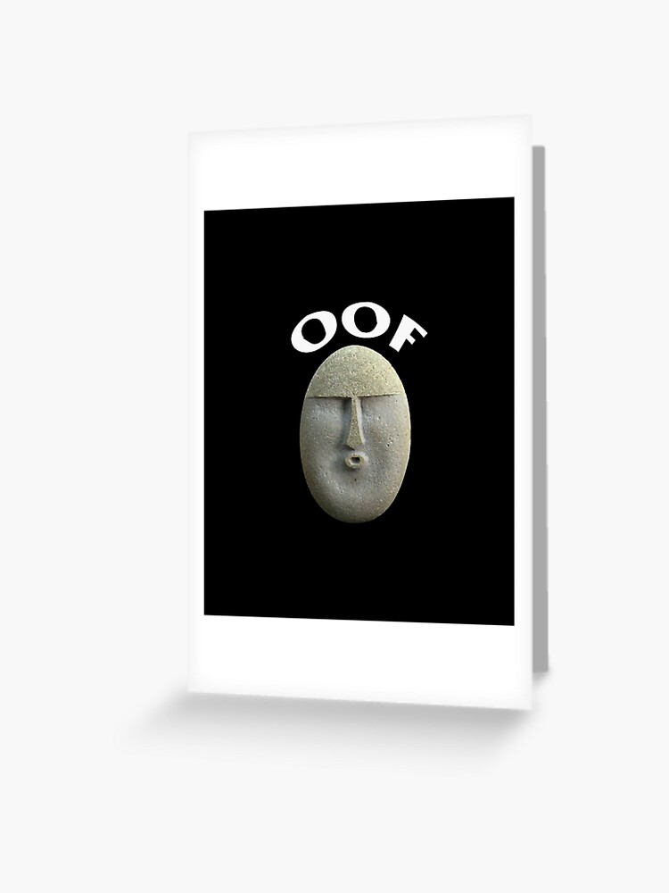 Oof Stones Definition | Greeting Card