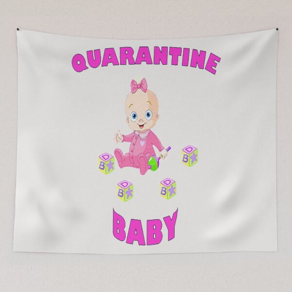 Item preview, Quarantine baby, cute design designed and sold by Adri Barnard.