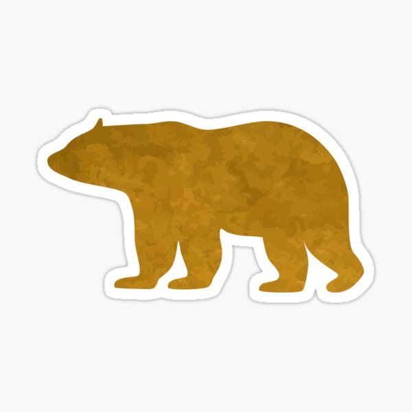 Golden bears Sticker