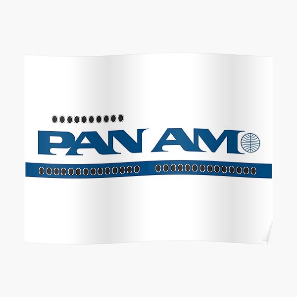 Pan Am 747 Style Poster