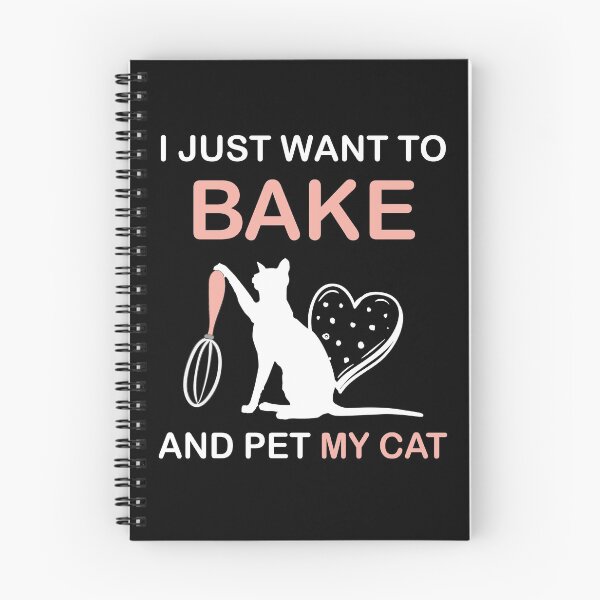 Item preview, I Just Want To Bake And Pet My Cat designed and sold by Art-Max.