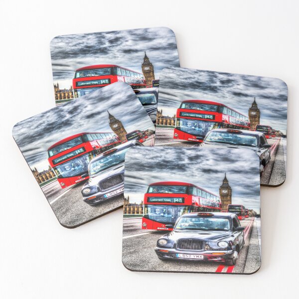 Item preview, London Bus And Taxi Westminster Bridge designed and sold by Londonimages.