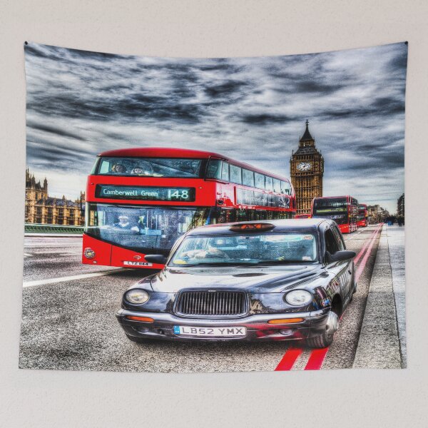 Item preview, London Bus And Taxi Westminster Bridge designed and sold by Londonimages.