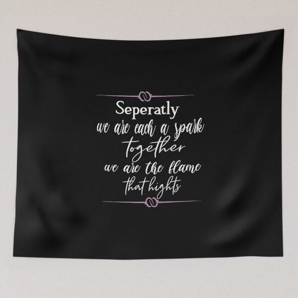 Item preview, Seperatly we are each a spark together we are the flame Meditation Inspirational Motivational saying for women/Girls T-Shirt designed and sold by alikassi.