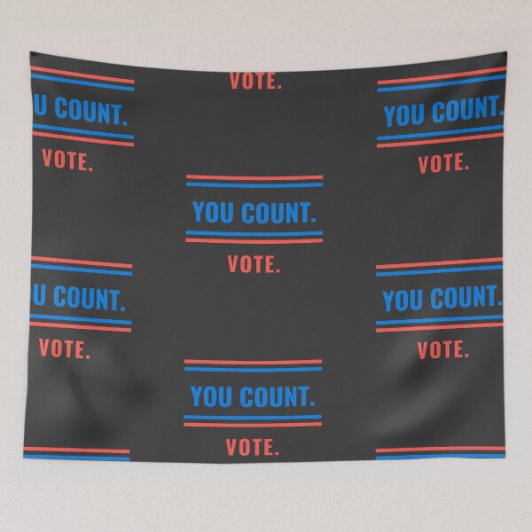 Item preview, You count so vote in the US Presidential Elections 2020  designed and sold by twicetrader.