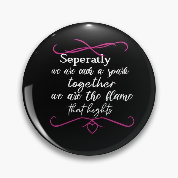 Item preview, Seperatly we are each a spark together we are the flame Meditation Inspirational Motivational saying for women/Girls T-Shirt designed and sold by alikassi.