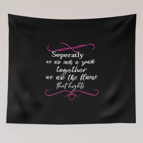 Item preview, Seperatly we are each a spark together we are the flame Meditation Inspirational Motivational saying for women/Girls T-Shirt designed and sold by alikassi.
