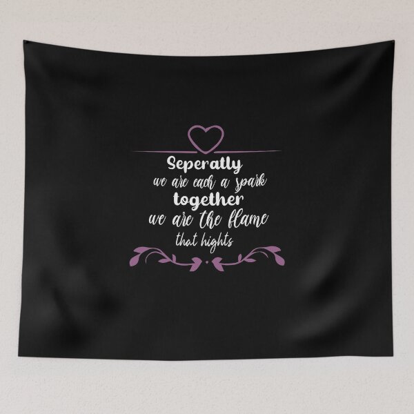Item preview, Seperatly we are each a spark together we are the flame Meditation Inspirational Motivational saying for women/Girls T-Shirt designed and sold by alikassi.