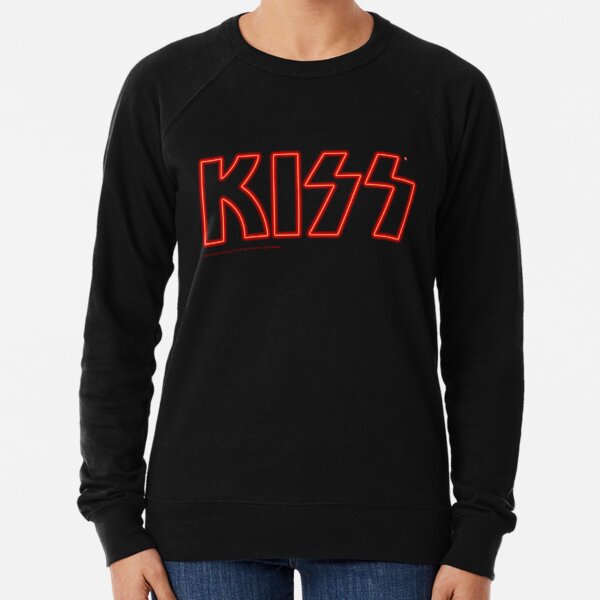 KISS Band Neon Logo Lightweight Sweatshirt