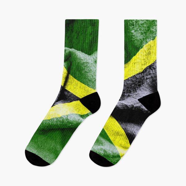 Artikelvorschau, Jamaika Flagge Grungy Tuch entworfen und verkauft von MarkUK97.