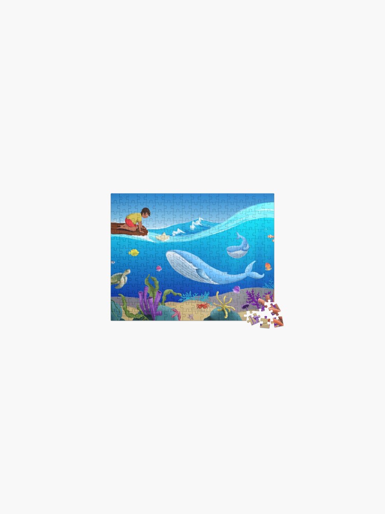 Thumbnail 1 of 2, Jigsaw Puzzle, Under the Sea designed and sold by LeahIngledew.