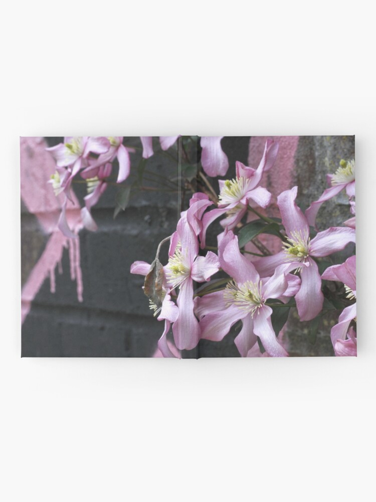 Alternate view of Clematis and Graffiti Hardcover Journal