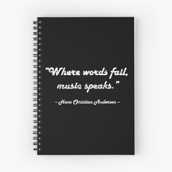 Aperçu de l'œuvre Là où les mots échouent, la musique parle - design par Anne Schuettelspeer créée et vendue par schuettelspeer.
