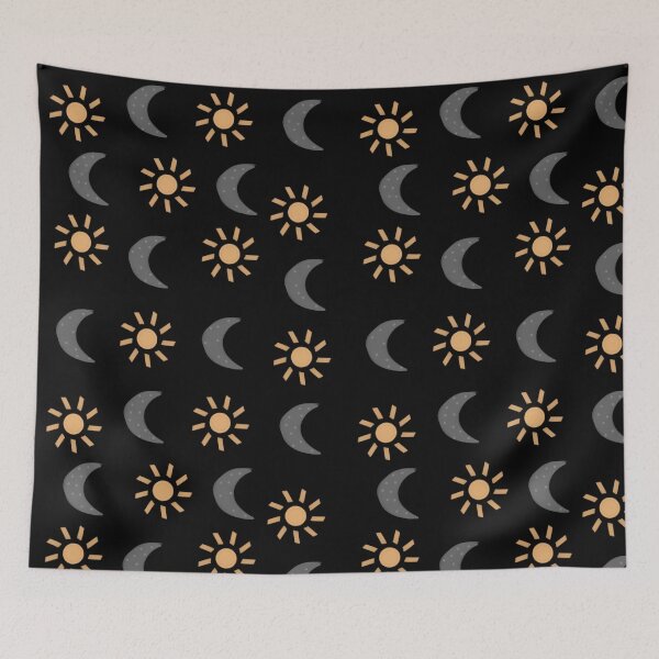 Item preview, Sun And Moon Astronomy Pattern designed and sold by AbstractPlanet.