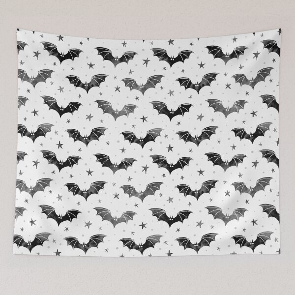 Item preview, Watercolor Bats in Black  designed and sold by Paisley Yazel.