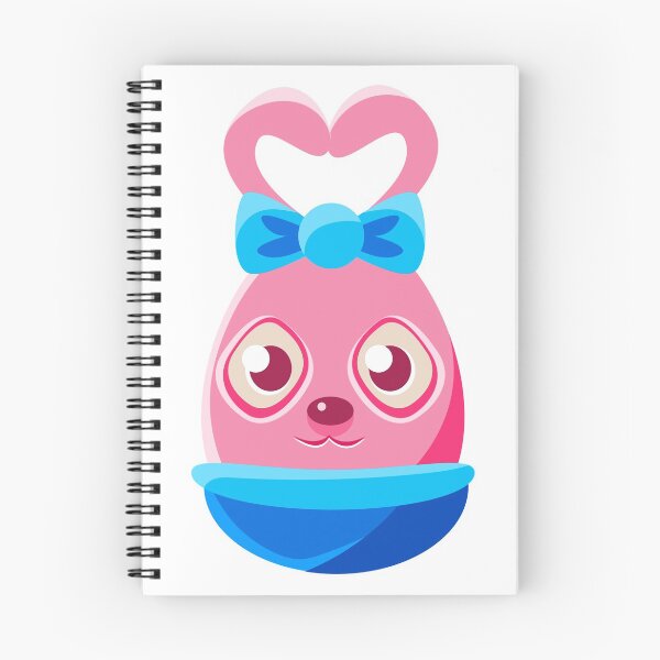 Item preview, Easter egg shaped bunnies colorful girly designed and sold by ELBStore.