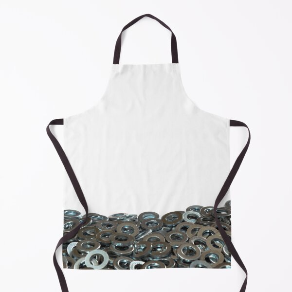 Item preview, Metal Washers Close Up on a White Background designed and sold by MarkUK97.
