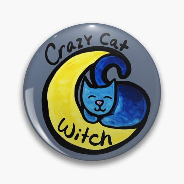 Item preview, Crazy Cat Witch designed and sold by FrictionMaxxing.
