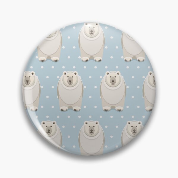 Item preview, Polar bear blue pattern designed and sold by EngineerGoC.