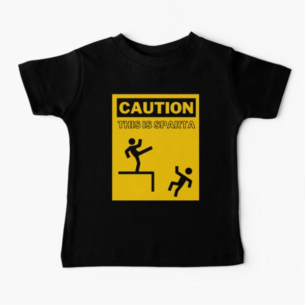 Spartans Caution this is spartan' Baby Organic T-Shirt