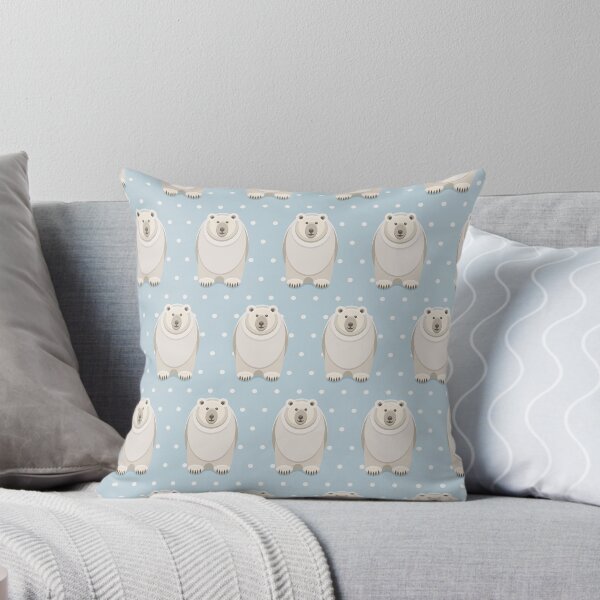 Item preview, Polar bear blue pattern designed and sold by EngineerGoC.
