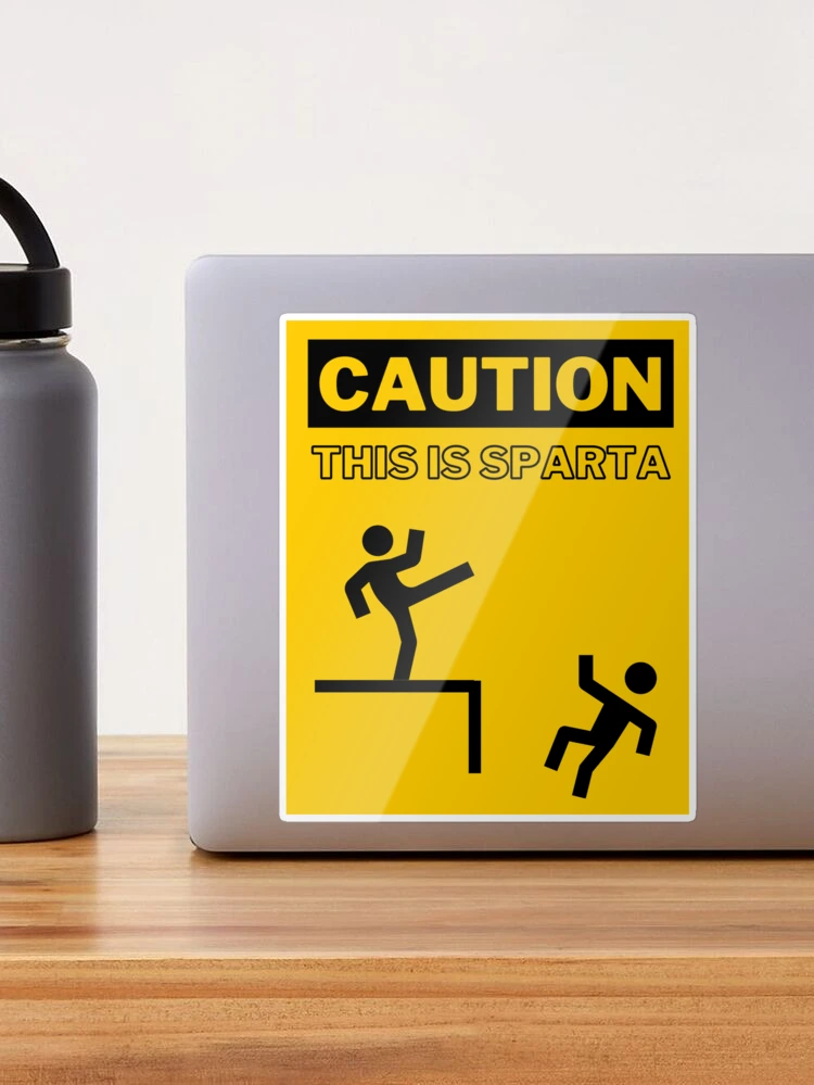 Caution: This is Sparta Patch + Sticker – PatchPanel