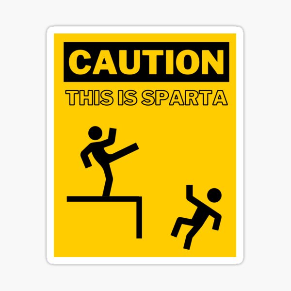 Caution This Is Sparta Gifts & Merchandise for Sale