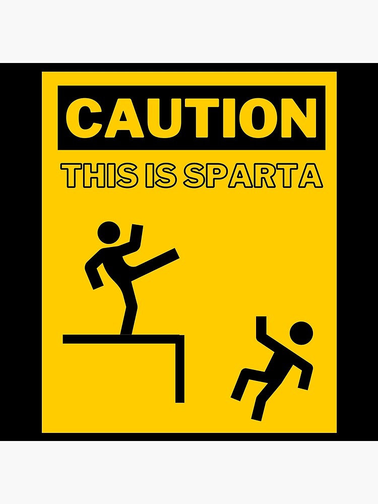 This is Sparta Meme Sticker for Sale by FunkeyMonkey9
