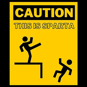 This is SPARTA! Sticker for Sale by NuttyRachy