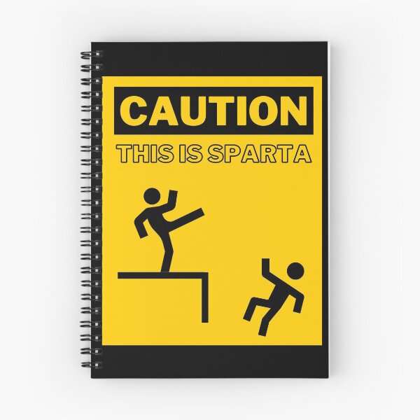 Item preview, Caution This Is Sparta - Funny Sign designed and sold by m95sim.