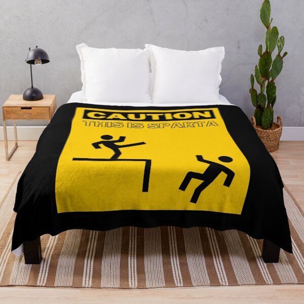 Item preview, Caution This Is Sparta - Funny Sign designed and sold by m95sim.