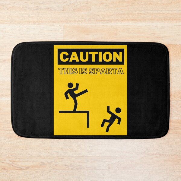 Item preview, Caution This Is Sparta - Funny Sign designed and sold by m95sim.