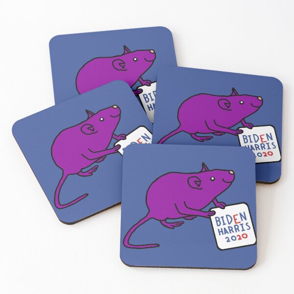 Item preview, Purple Rat with Biden Harris Sign designed and sold by ellenhenry.