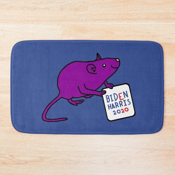 Item preview, Purple Rat with Biden Harris Sign designed and sold by ellenhenry.
