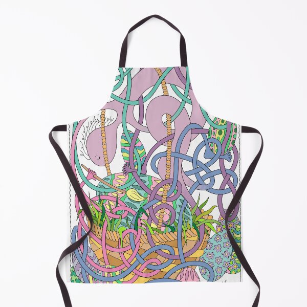 Item preview, Mr Squiggly Painting Easter Eggs designed and sold by Becky Titus.