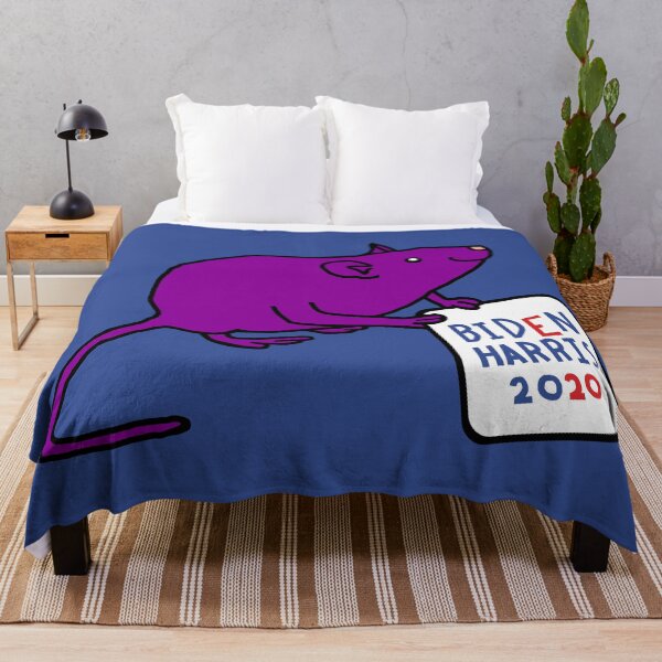Item preview, Purple Rat with Biden Harris Sign designed and sold by ellenhenry.