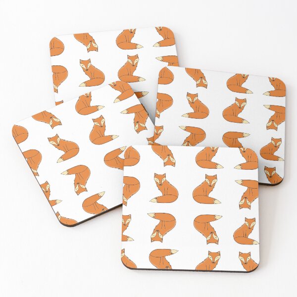 Item preview, Colorful fox pattern design designed and sold by GulArt.