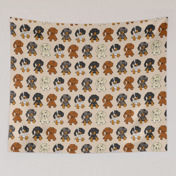 Item preview, All Breeds Dachshund Cream Sticker Pack designed and sold by Reiyankhairina.