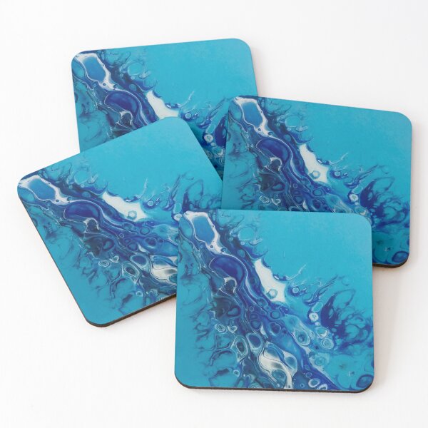 Item preview, Blue pour designed and sold by artworkbyevie1.