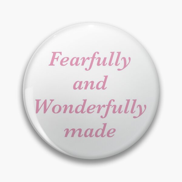 Item preview, Fearfully and Wonderfully Made | Faith | Jesus designed and sold by LoveAlwaysLexy.